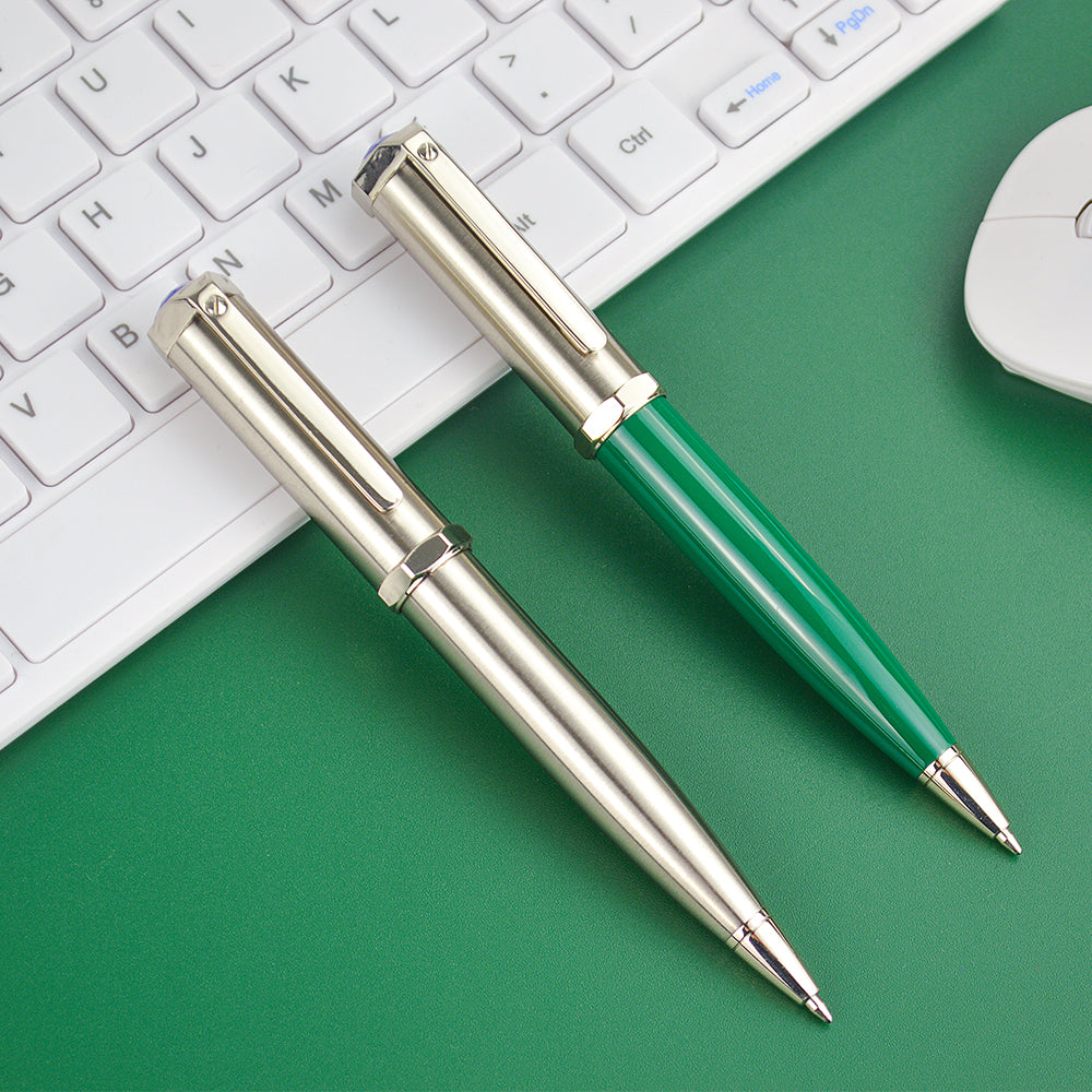 Factory supply high quality metal ball pen embossing logo custom copper pen