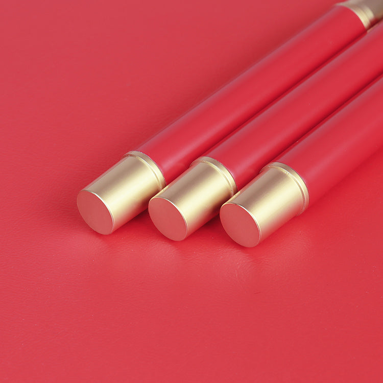 New design metal gift pen with red leather pen box signature luxury gloss pen custom design logo