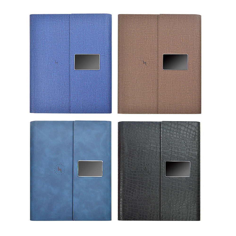 Factory Wireless Charger And Magnetic Converter Quick Charge Cable Notebook Custom A4 A5 A6 With 8000mah Power Bank Notebook