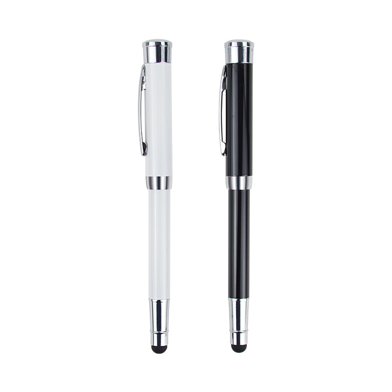 Hidden U disk multifunctional pen touchscreen enabled gift pens with customized logo luxury metal click ballpoint pen