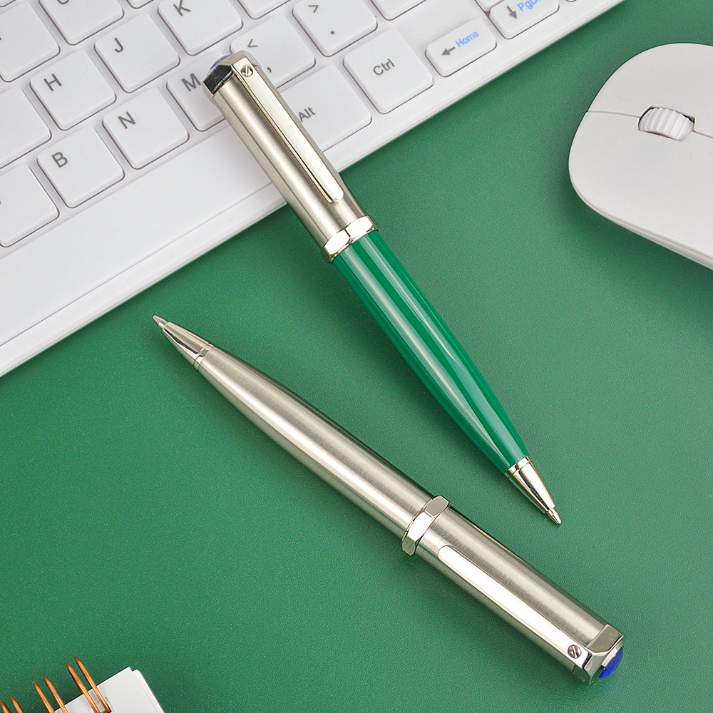 Factory supply high quality metal ball pen embossing logo custom copper pen