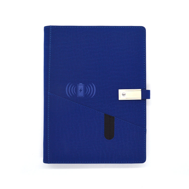 Diray With Power Bank Notebook With USB Flash Drive Multifunction 8000mA Wireless Charger Notebook With Phone Holder
