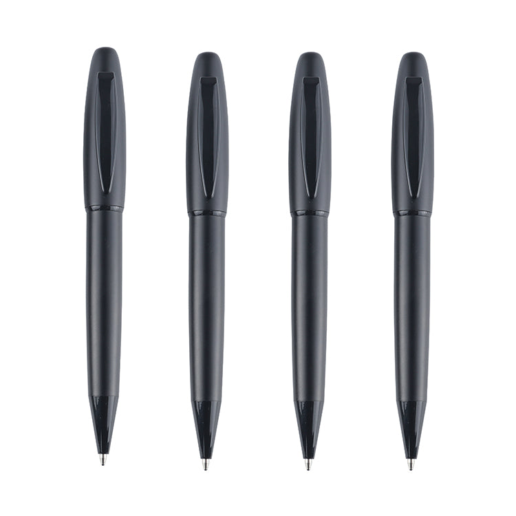 Matt gift pen custom logo ballpoint metal pen new design pens black ink with leather pen box