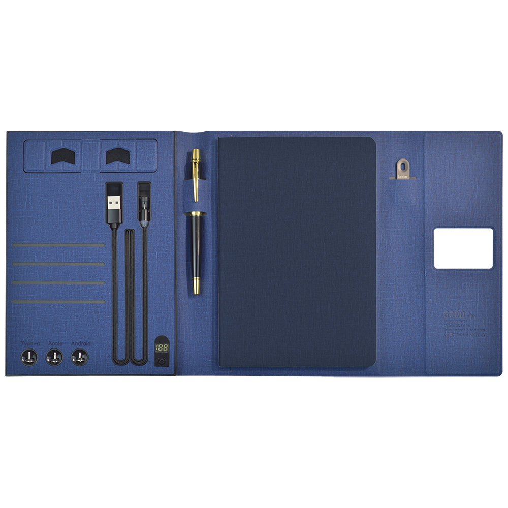 Factory Wireless Charger And Magnetic Converter Quick Charge Cable Notebook Custom A4 A5 A6 With 8000mah Power Bank Notebook