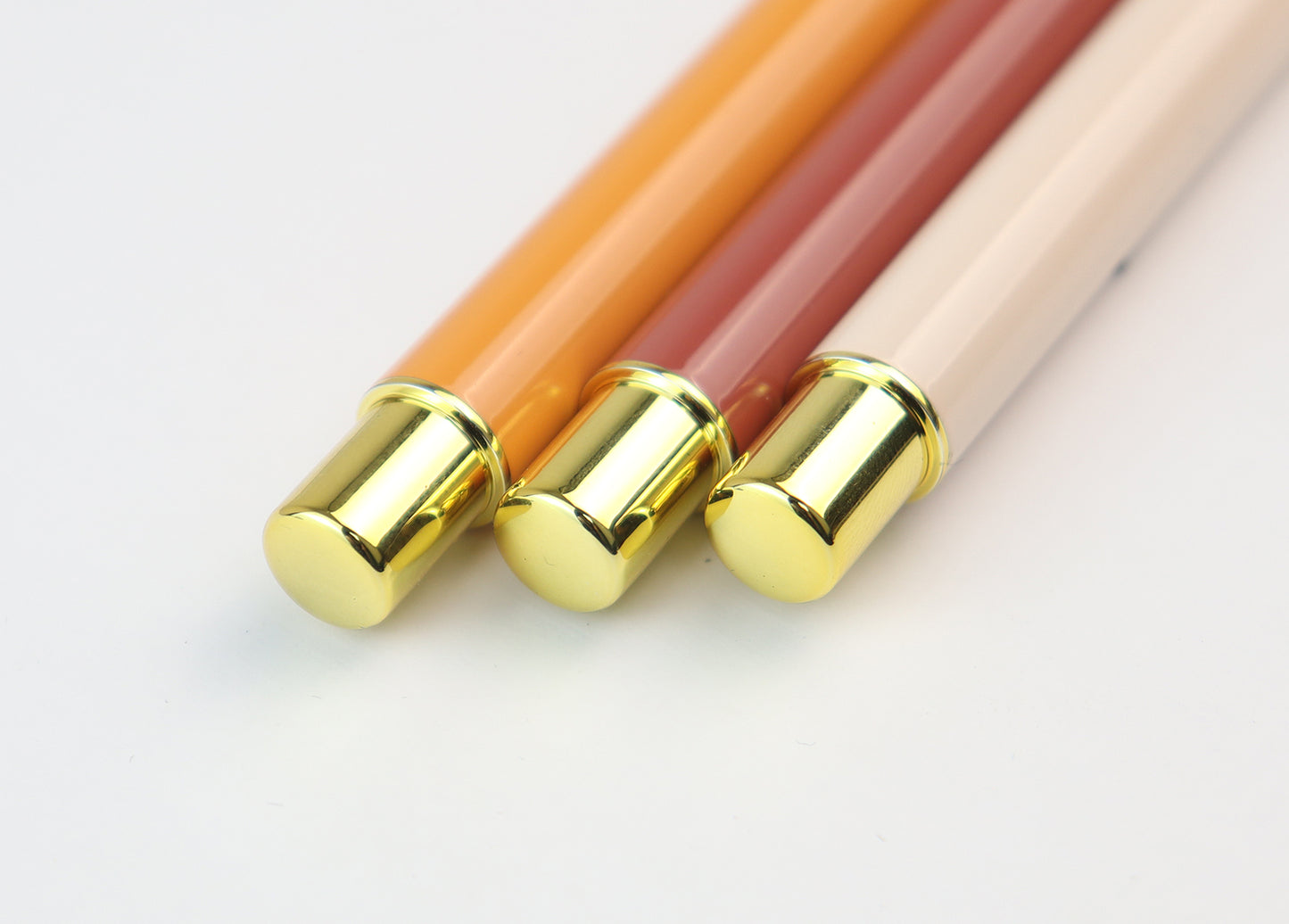 New Design Hot Selling Promotion Customized Pen Color Heat Transfer Metal Color Female Pen 0.5mm