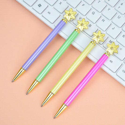 Cute Ball Point Pen Star shaped ballpoint pens Creative love star metal cute ballpoint pen