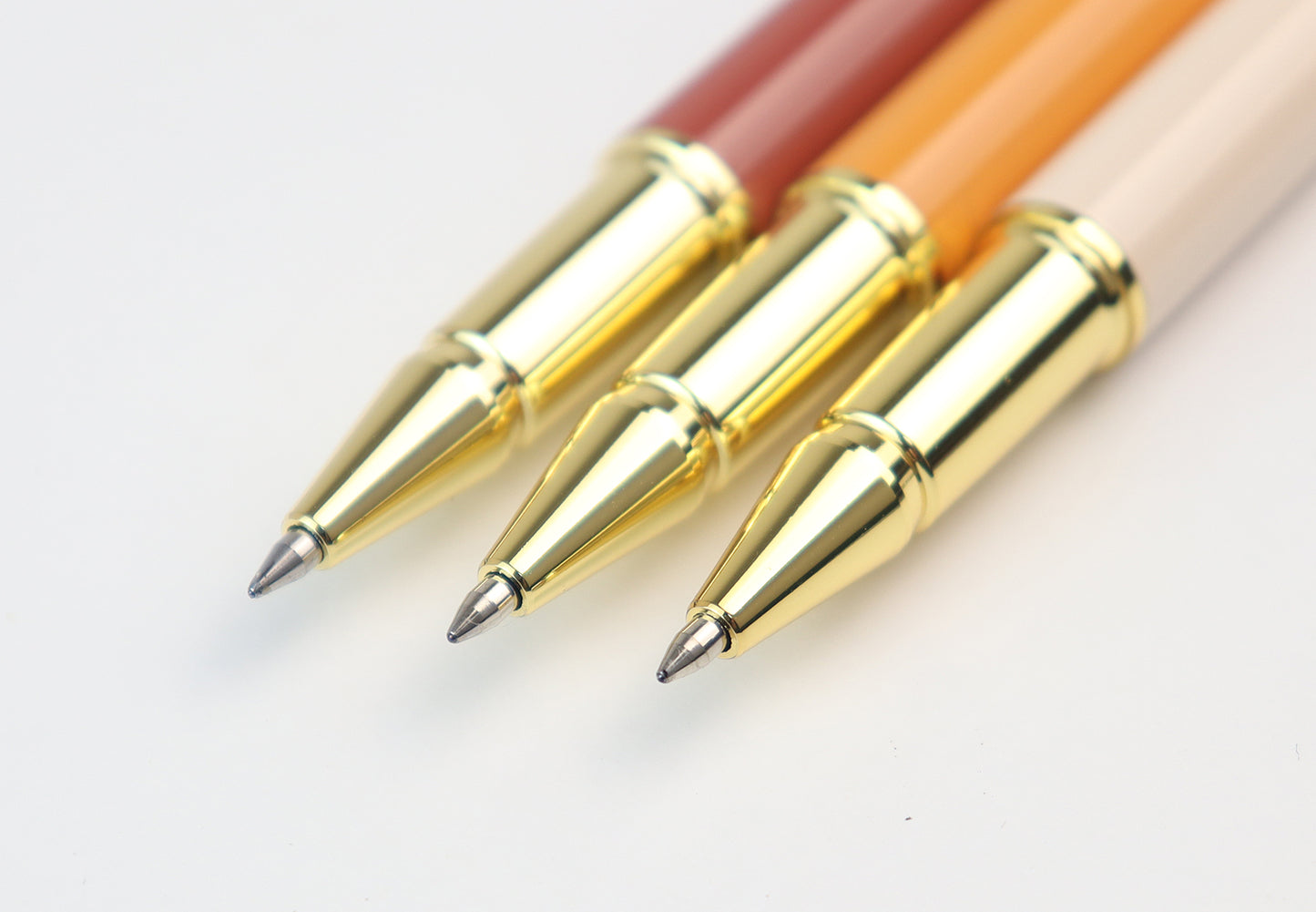 New Design Hot Selling Promotion Customized Pen Color Heat Transfer Metal Color Female Pen 0.5mm