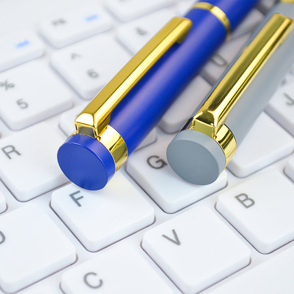 New degine high qulity luxury pen customized logo metal slim ballpoint pen multiple color gift pens