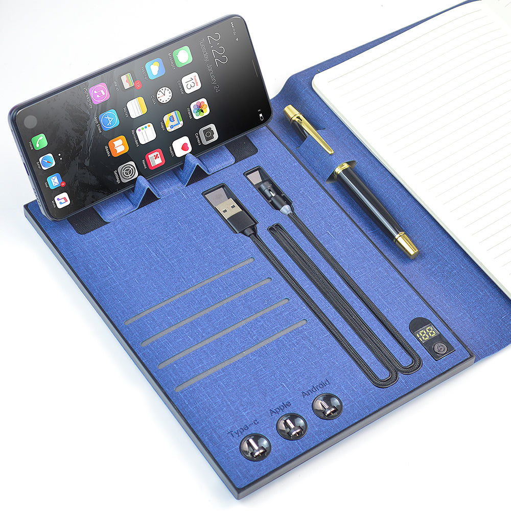 Factory Wireless Charger And Magnetic Converter Quick Charge Cable Notebook Custom A4 A5 A6 With 8000mah Power Bank Notebook