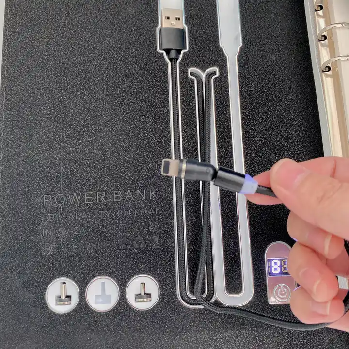 Low MOQ Foldable Laptop Notebook Set 100 Sheet 200 Pages Hand Cover Notebook With Card Case And Pen Gift Se