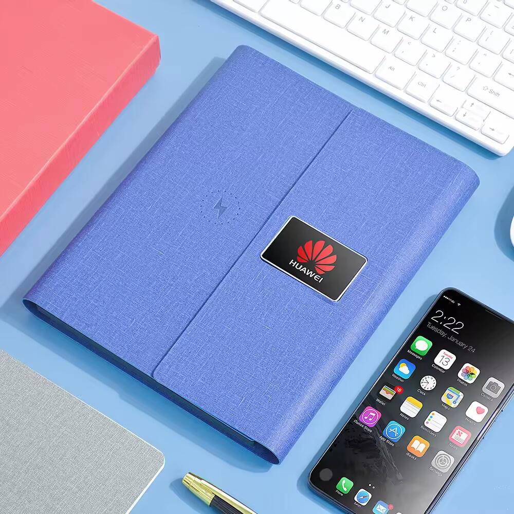 Factory Wireless Charger And Magnetic Converter Quick Charge Cable Notebook Custom A4 A5 A6 With 8000mah Power Bank Notebook