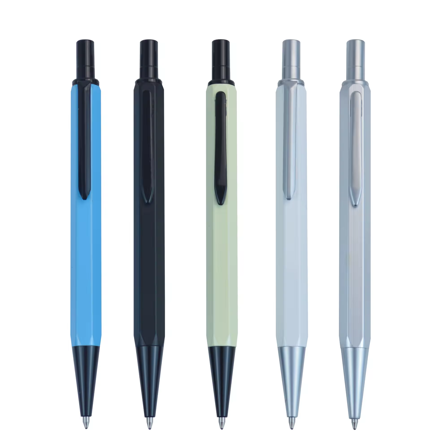 Custom Metal Click Pens With Metal Clip With Engraved Printed Logo writing ballpoint pen No reviews yet