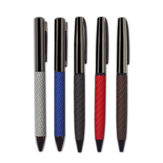 New arrival metal ball pen design luxury leather pen for business gife for custom logo