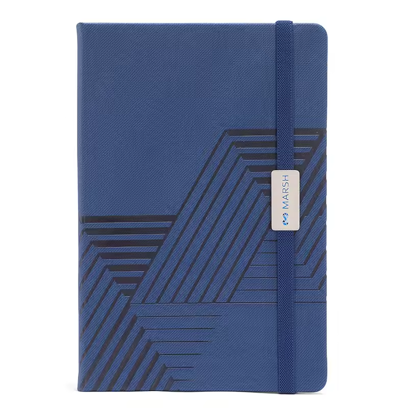 100 Sheets A5 Soft Cover Leather Notebook Custom Journal Refillable Notebook With Pen Set