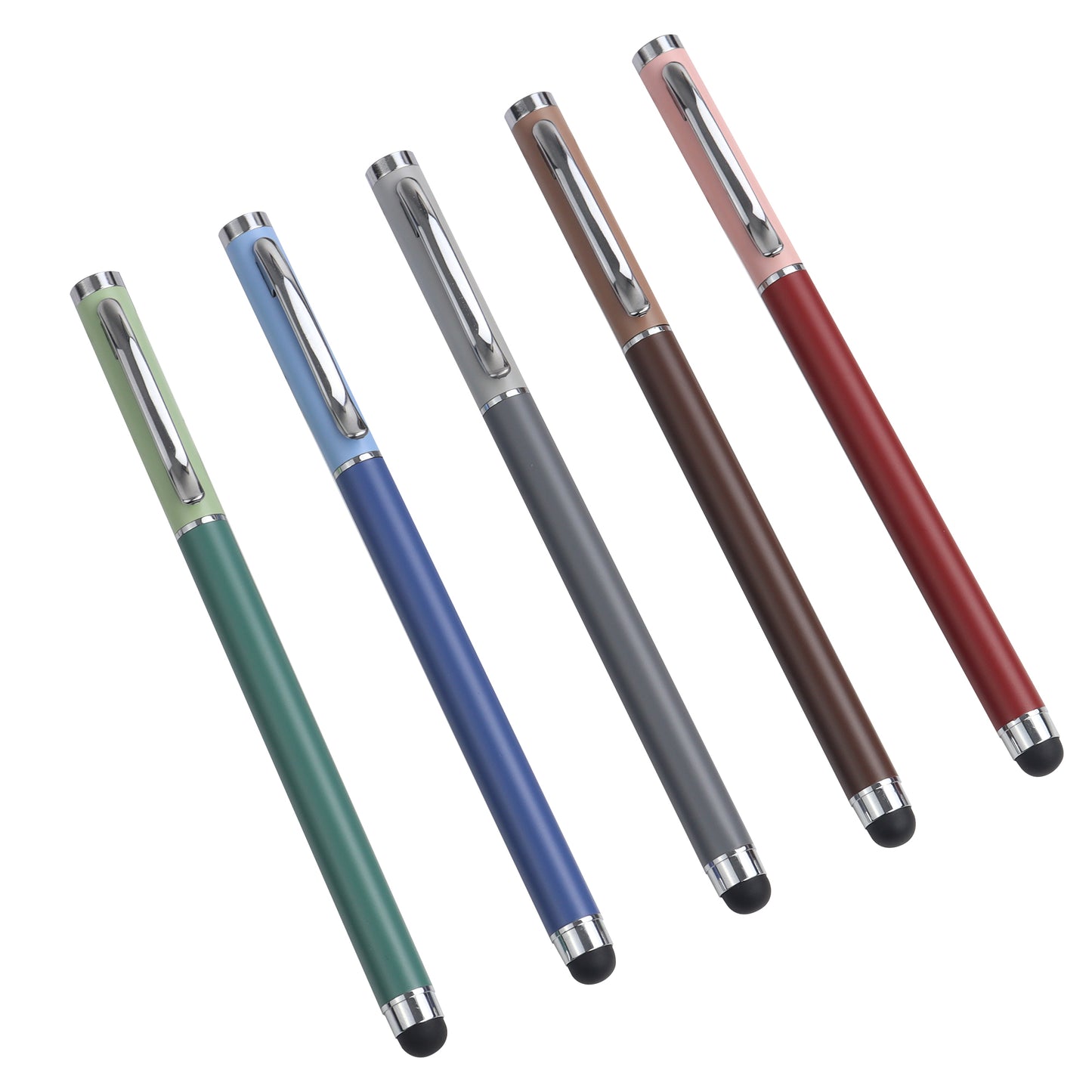 New design touch screen pens customized color pen soft touch finished ballpoint pen