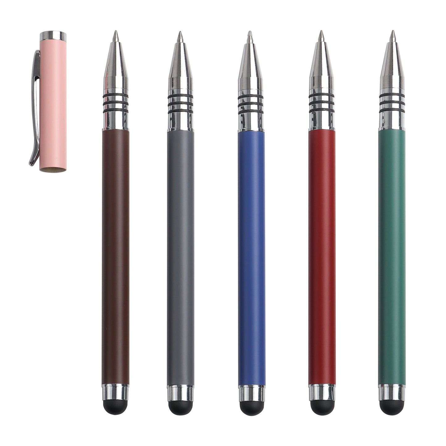 New design touch screen pens customized color pen soft touch finished ballpoint pen